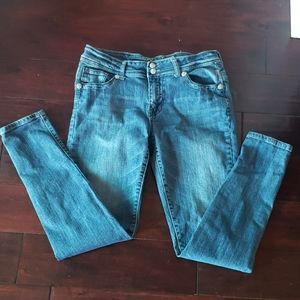 Ekz jr jeans double button cute detailed pockets